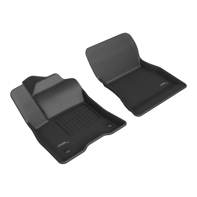 Mercedes-Benz EQB Floor Mats - Front - 3D MAXpider - Kagu - Black - `22-`24 Mercedes-Benz EQB Floor Mats - Front - 3D MAXpider - Kagu - Black - `22-`24